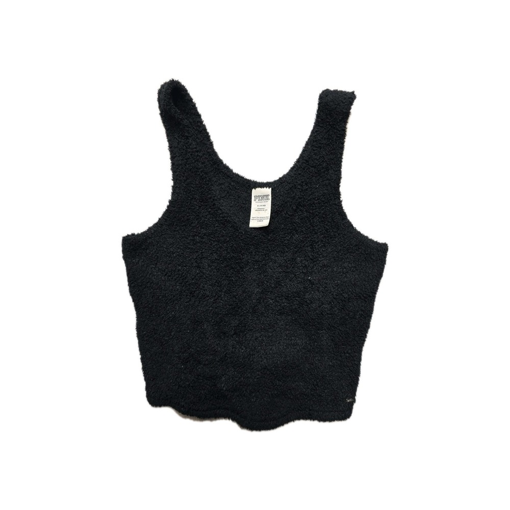Pink Victoria's Secret Sleep Tank Fleece  Black M